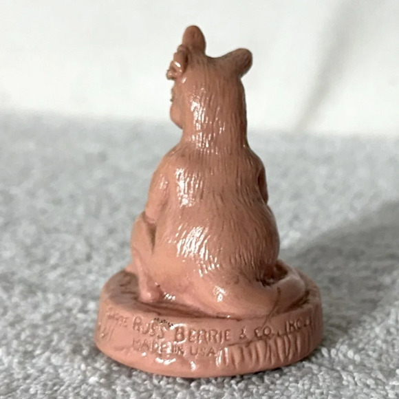Vintage 1975 Russ  Berrie Worlds Best Mother Kangaroo Figurine - Picture 3 of 11